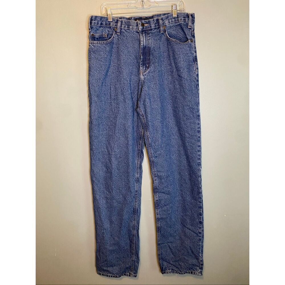 Real Ranch Workwear Light Wash Straight Leg Jeans Size 34 By 36 NWOT